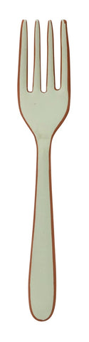 Enameled Stainless Steel Fork - Green