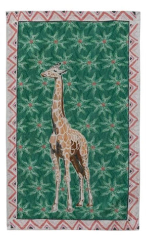 Botanical Safari Animal Tea Towel - Giraffe