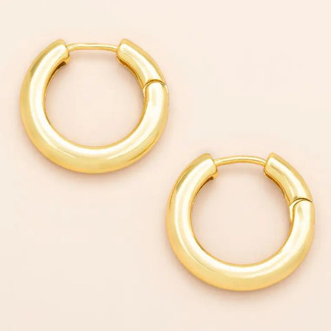 Medium Stellar Hoop - Gold Vermeil
