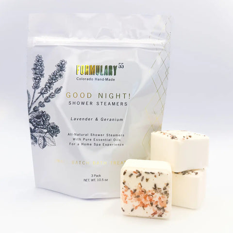 Good Night Shower Steamers - Lavender & Geranium