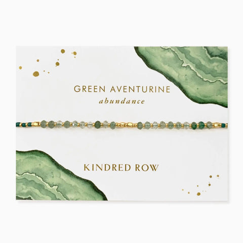 Healing Gemstone Stacking Bracelet - Green Aventurine
