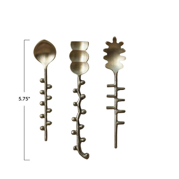 Brass Hobnail Spoon - 2