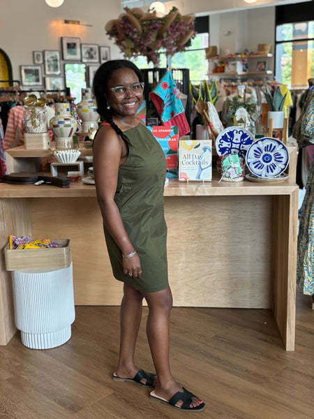 Kelly Dress -- Olive