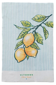Recycled Microfiber Tea Towel - Lemons