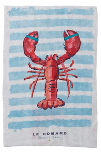 Recycled Microfiber Tea Towel - Lobster