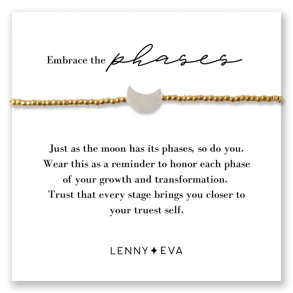 Intentions Bracelet - Moon Mother-of-pearl