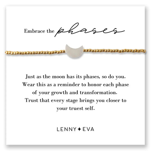 Intentions Bracelet - Moon Mother-of-pearl