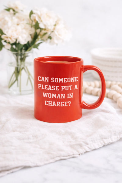 Woman in Charge Mug (CANNOT SHIP)