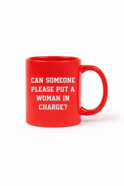 Woman in Charge Mug (CANNOT SHIP)