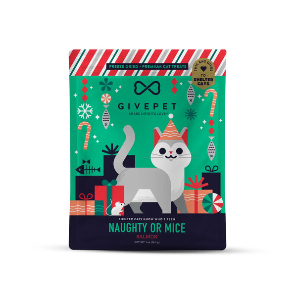 Naughty or Mice Freeze Dried Christmas Cat Treats
