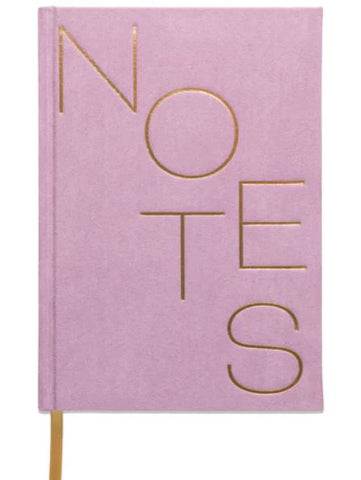 Metallic Suede Journal - Notes