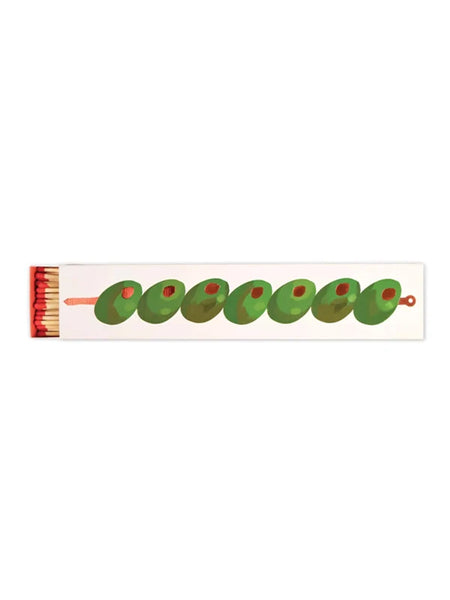 Extra Long Boxed Matches - Olives