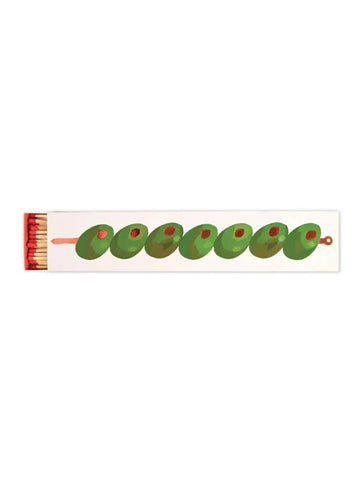 Extra Long Boxed Matches - Olives