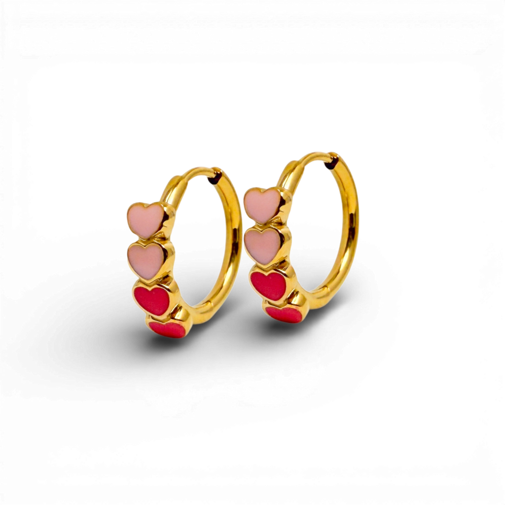 Ombre Heart Hoop