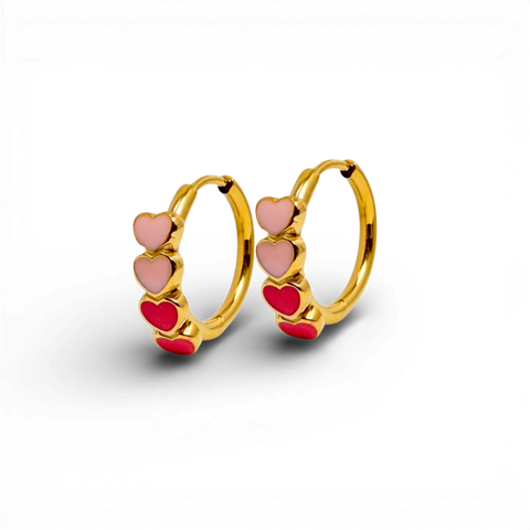 Ombre Heart Hoop