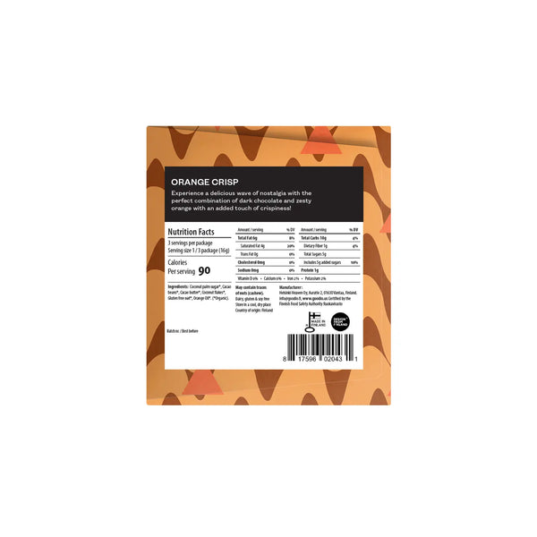 Orange Crisp Chocolate 35%