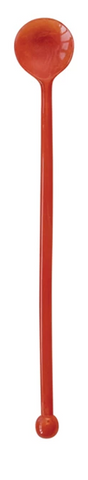 Resin Cocktail Spoon - Red