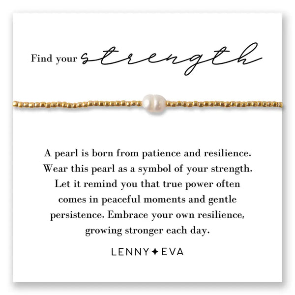 Intentions Bracelet - Pearl