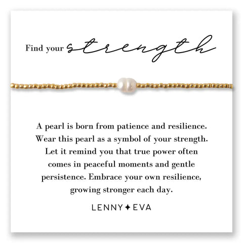 Intentions Bracelet - Pearl