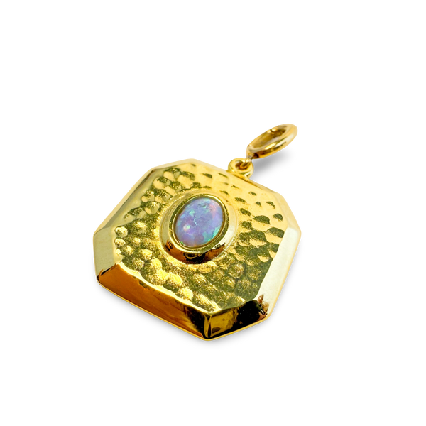 Rectangular Opal Pendant