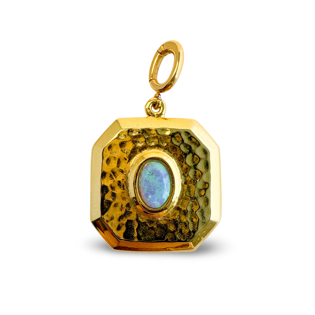 Rectangular Opal Pendant