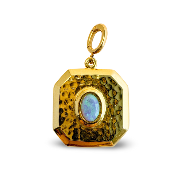 Rectangular Opal Pendant