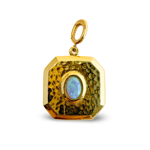 Rectangular Opal Pendant