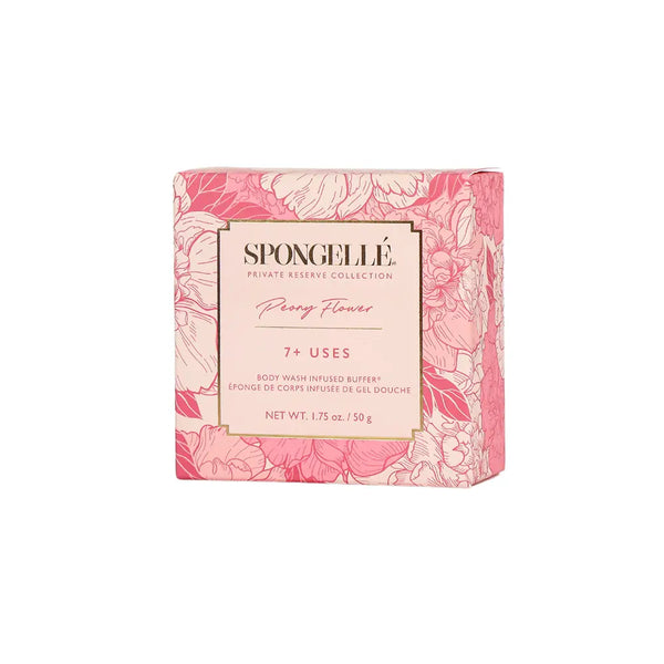 Spongelle Travel Body Buffer -- Peony Flower