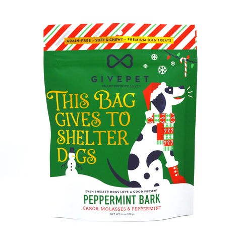 Peppermint Bark Holiday Dog Treat