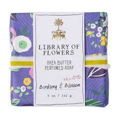 Periwinkle Floral Square Soap