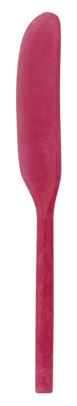 Marbled Resin Canape Knife - Pink