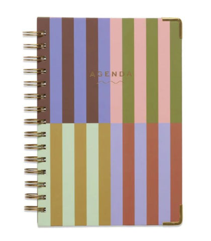 13 Month Perpetual Planner - Bold Stripe