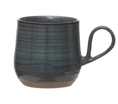 18 oz. Stoneware Mug - Blue