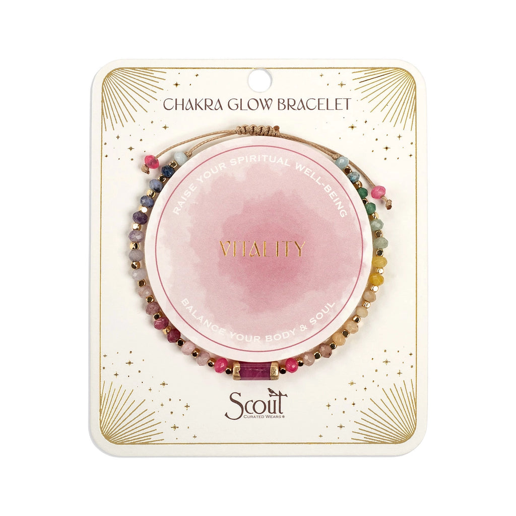 Chakra Glow Bracelet - Vitality / Root - Gold