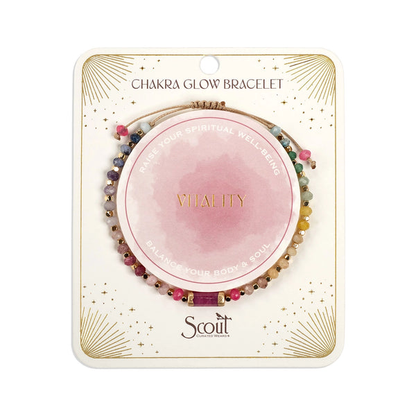 Chakra Glow Bracelet - Vitality / Root - Gold