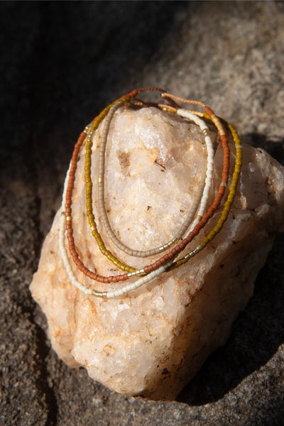 Sintha Silk Bead Bracelet - Sage