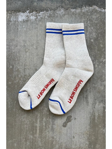 Boyfriend Socks - Ice
