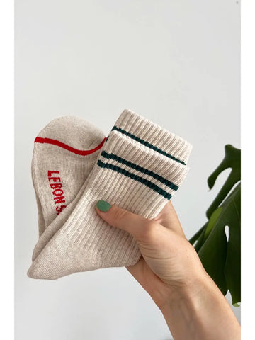 Boyfriend Socks - Oatmeal