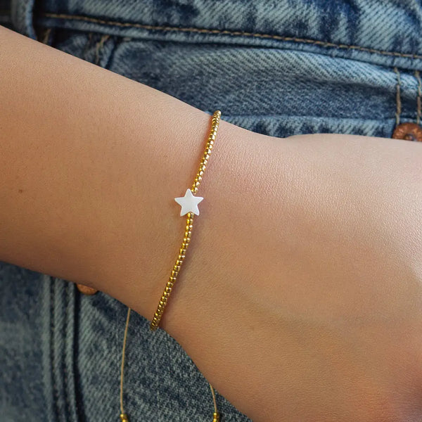 Intentions Bracelet - Star Mother-of-pearl