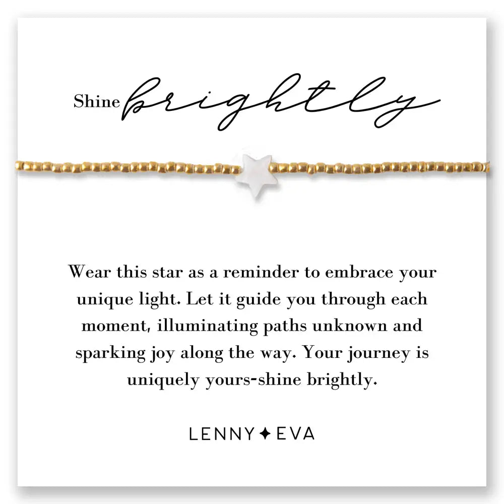 Intentions Bracelet - Star Mother-of-pearl