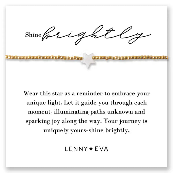 Intentions Bracelet - Star Mother-of-pearl