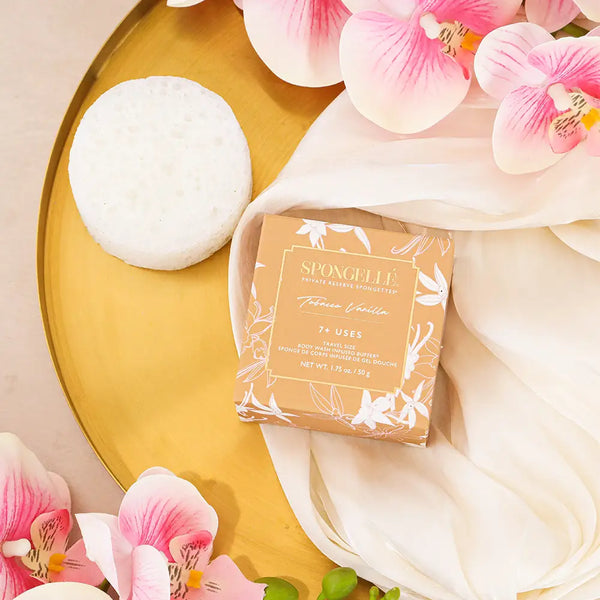 Spongelle Travel Body Buffer -- Tobacco Vanilla