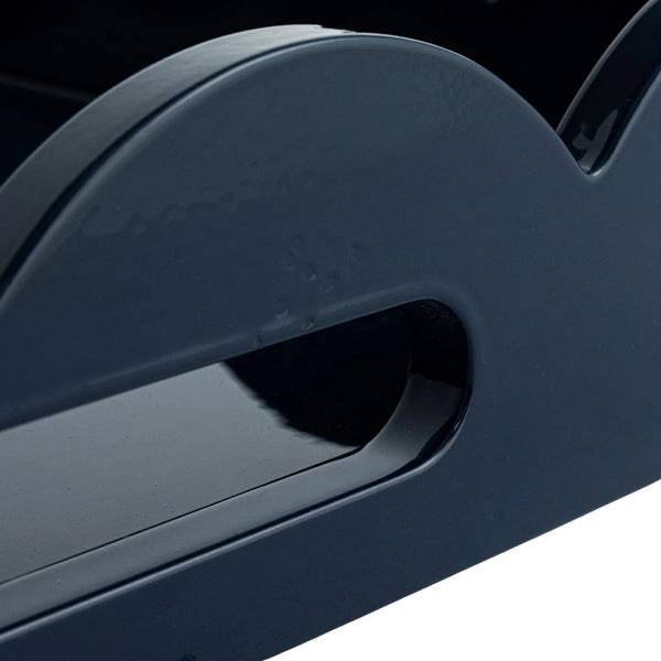Scalloped Tray w/ Handles - Navy Color