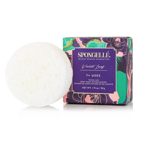 Spongelle Travel Body Buffer -- Violet Leaf