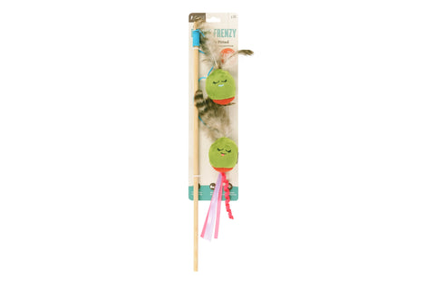 Purrfectly Pitted - Feline Frenzy Wand Toy