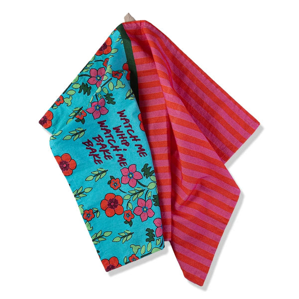 Watch Me Whip Dish Towel - Set of 2