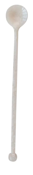 Resin Cocktail Spoon - White