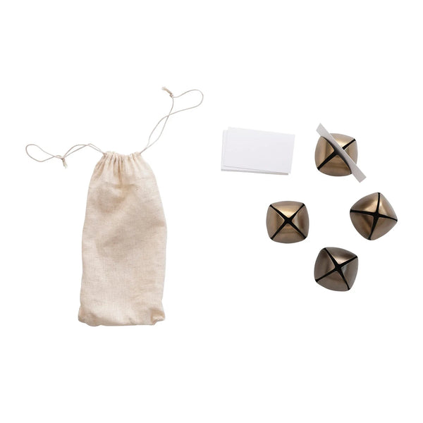 Metal Bell Place Card Holders - Set of 4