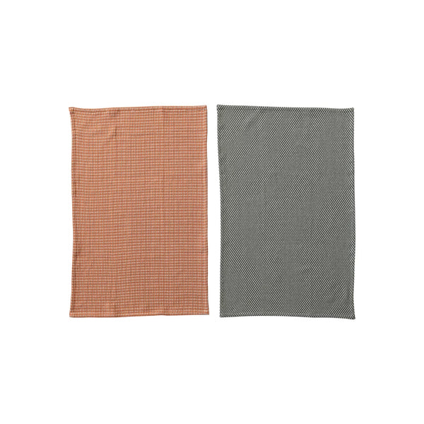 Cotton Dobby Tea Towels - Set of 2