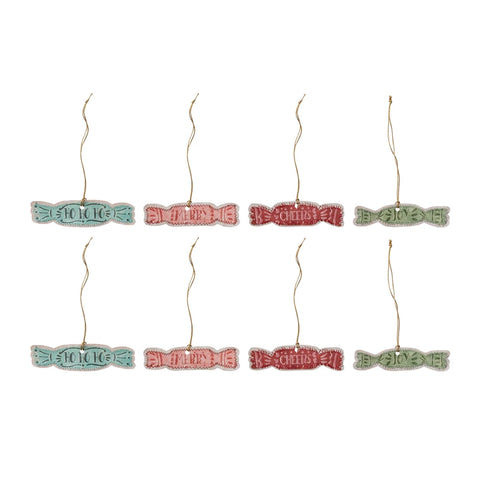 Paper Candy Gift Tags/Ornaments - Set of 8